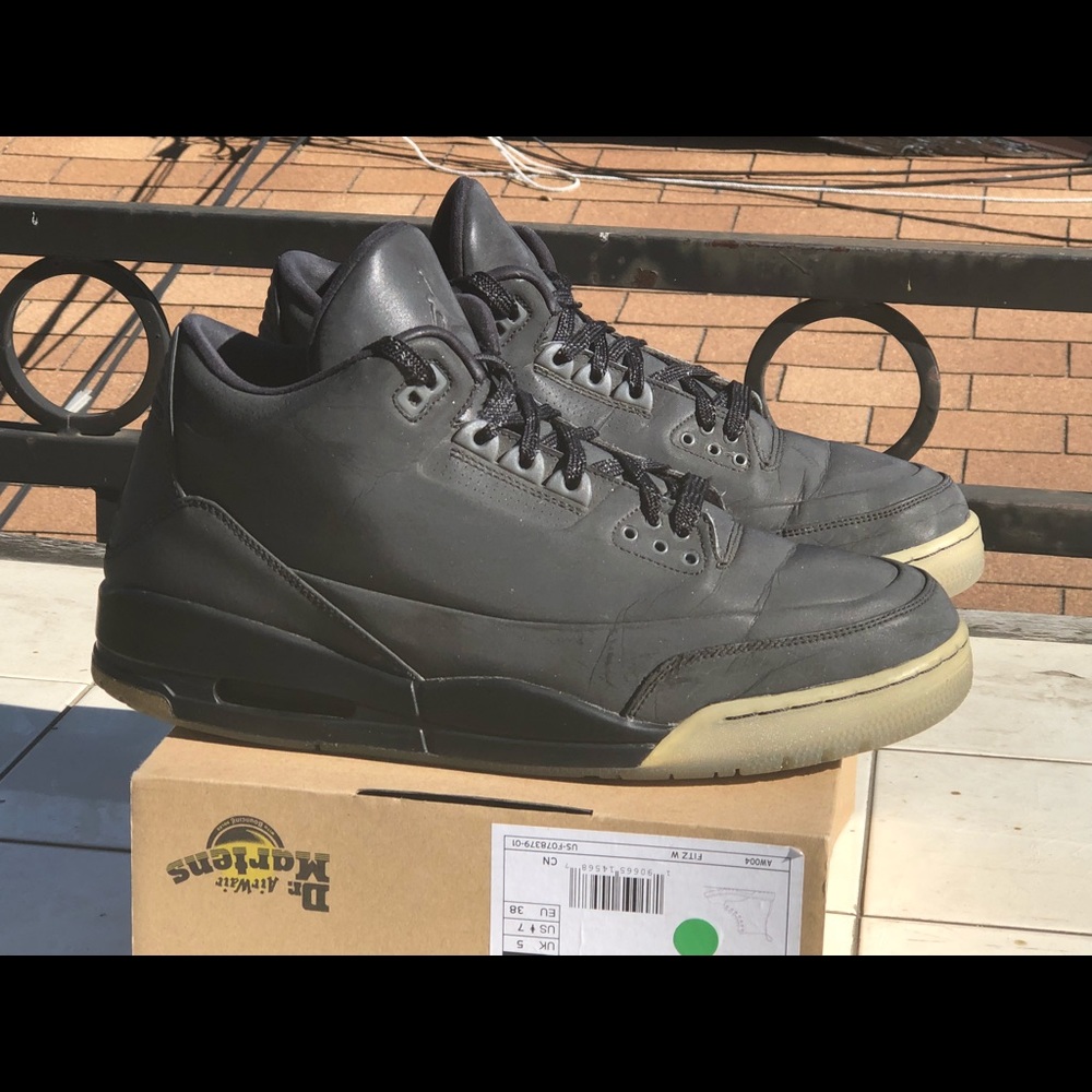 Jordan 3 5LAB3 “Reflective Black” Sz 12 - Picture 3 of 7